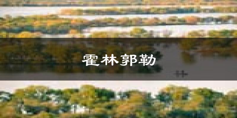霍林郭勒天气预报未来一周